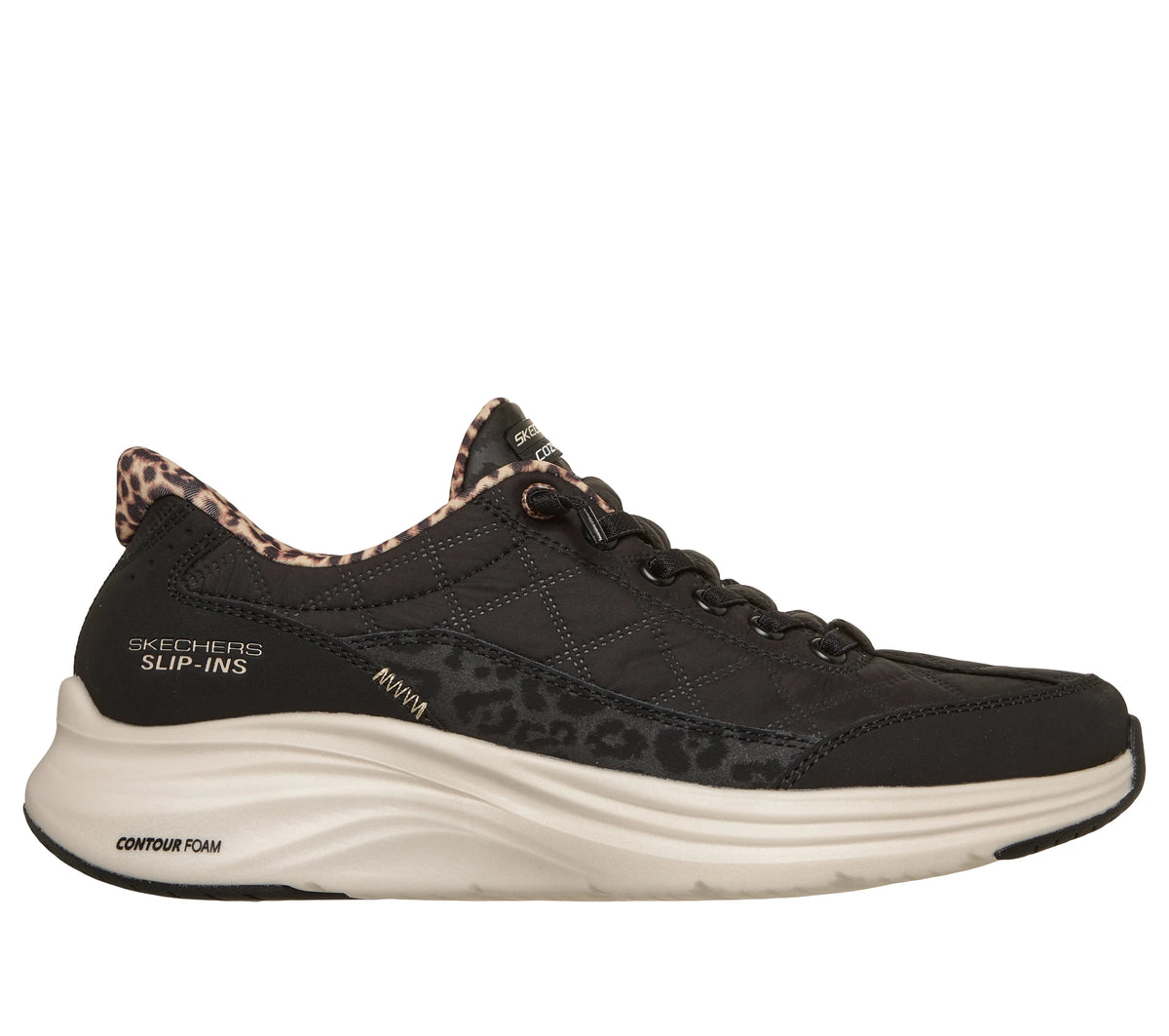 Skechers Sneaker Contour Foam-Leopard Dream Nero — foto 3
